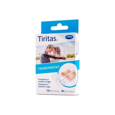 Jag Couture London - New York Hartmann transparent plasters, 20 units, clear adhesive bandages for minor cuts and wounds.