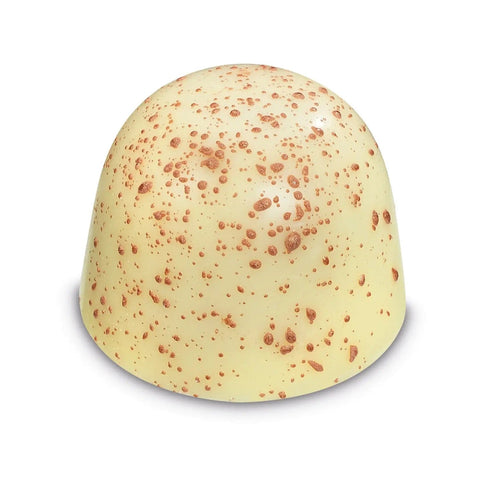 Jag Couture London New York hazelnut praline in white chocolate, 12.2g, featuring smooth, creamy hazelnut paste in a luxurious treat.