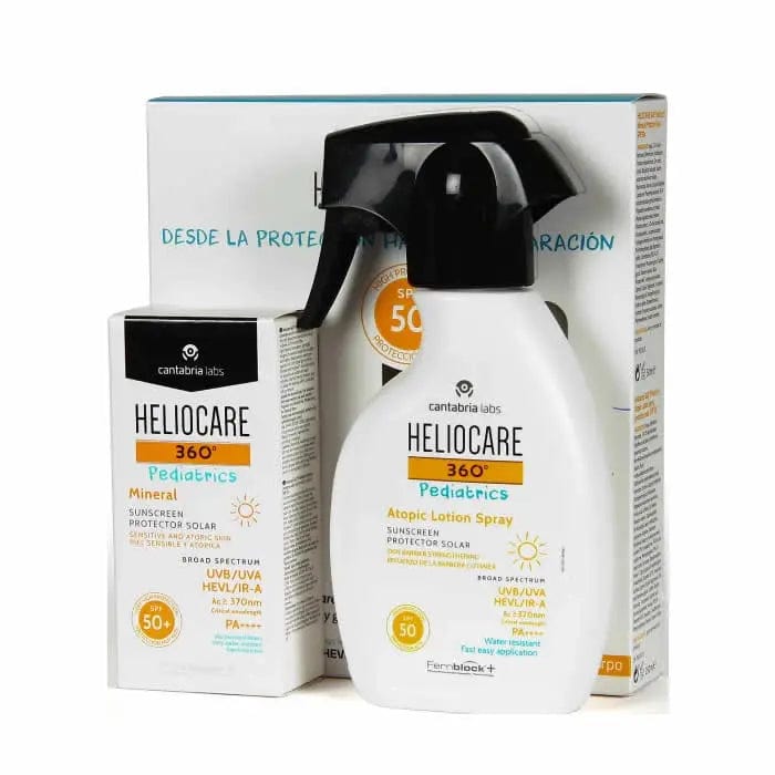 Jag Couture London - New York Heliocare 360º Pack Pediatrics Mineral 50ml + Atopic Lotion Spray 75ml