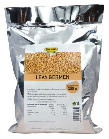 Herdibel Leva-Germen Bolsa 300g by Jag Couture London - New York, showing the sealed 300g bag of germinated wheat product.