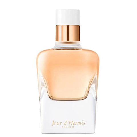 Hermès Paris Jour Absolu Eau de Toilette spray in an 85ml recargable bottle, showcasing elegant packaging and design.