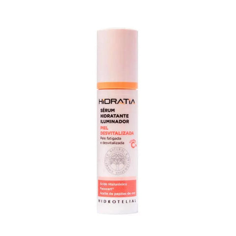 Hidrotelial Radiance Moisturising Serum by Jag Couture London New York in a 50ml bottle, showcasing smooth, glowing skin.