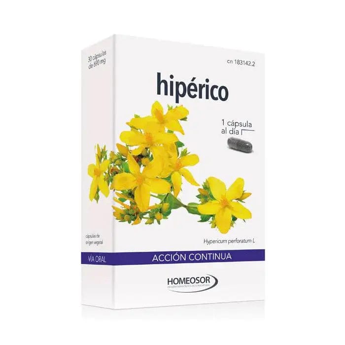 Jag Couture London - New York Homeosor Hypericum Continuous Action 30 Capsules