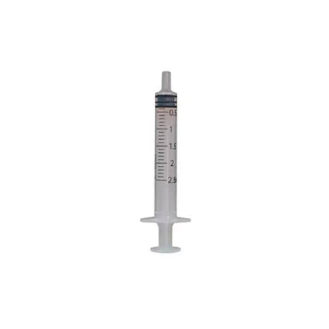 Sterile ICO syringe by Jag Couture London New York, 2.5ml thick cone design for medical or cosmetic use