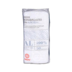 Jag Couture London - New York Indas Aloe Vera Make-Up Remover Pads 50U