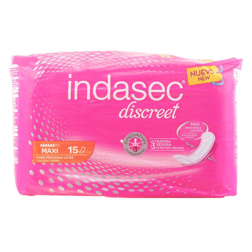 Jag Couture London - New York Indasec Compresses Incontinence Maxi 15 Units