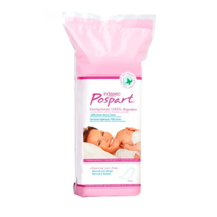 Jag Couture London - New York Indasec Postpartum Feminine Hygiene Pads With Wings 10U