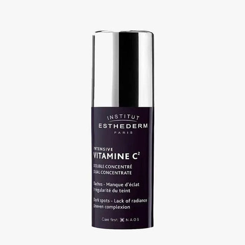 Institut Esthederm Intensive Vitamin C serum bottle from Jag Couture London and New York, 10ml size, with bright packaging.