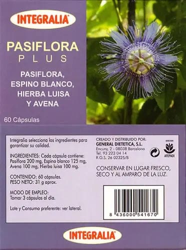 Jag Couture London - New York Integralia Pasiflora Plus 60 Caps