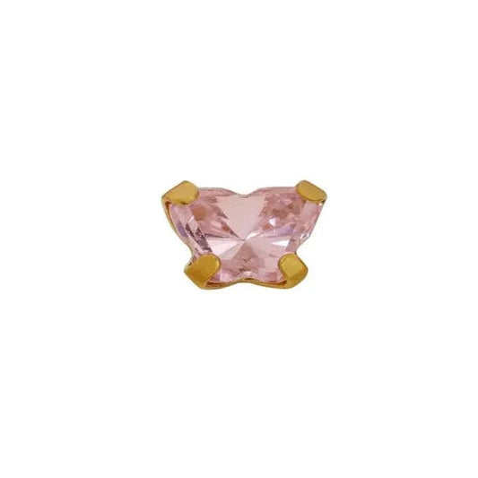 Jag Couture London - New York Inverness 896-10 Pink Butterfly Earrings