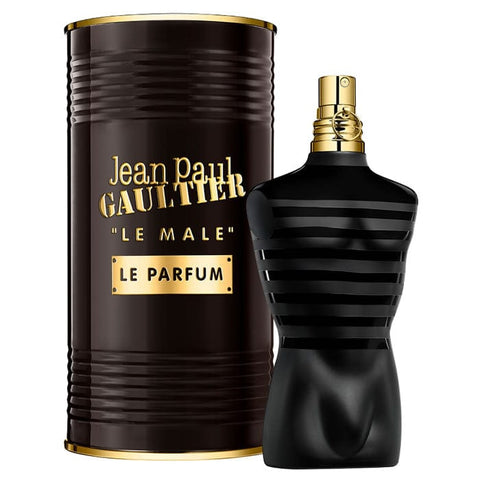 Jean Paul Gaultier Le Male Le Parfum Eau De Perfume Spray in 200ml bottle, sleek design, elegant packaging.