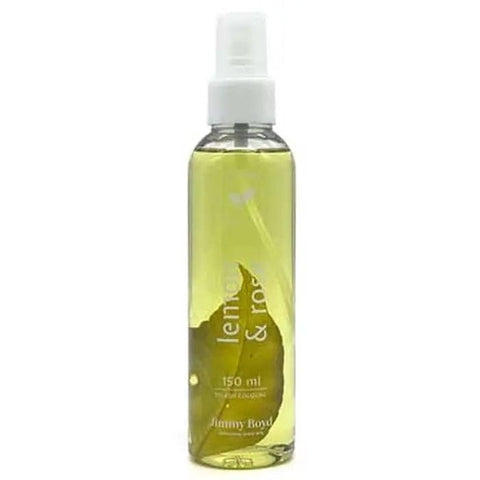 Jimmy Boyd Lemon & Rose Eau De Cologne Spray by Jag Couture London, 150ml, featuring fresh lemon and floral rose scent.