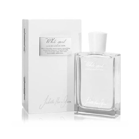 Juliette Has A Gun White Spirit Eau de Parfum spray 75ml, elegant fragrance bottle from Jag Couture London New York.