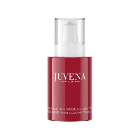 Jag Couture London Juvena Skin Specialists Retinol and Hyaluronic Acid Cellular Fluid 50ml bottle showing the product label.