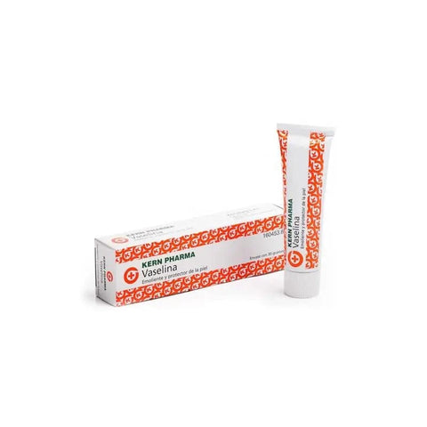Kern Pharma Vaseline tube 30g from Jag Couture London New York, showing a clear plastic tube with white Vaseline inside.