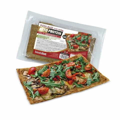 Jag Couture London New York keto protein pizza dough 2x90g, fresh prepared for low-carb pizza making.
