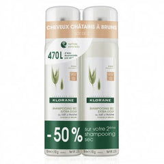 Jag Couture London - New York Klorane Oatmeal Dry Shampoo For Brown Hair 2x150ml