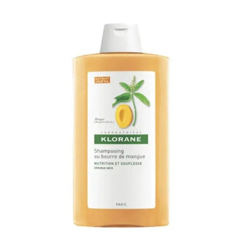 Jag Couture London New York Klorane Mango Butter Shampoo 400ml bottle with label and pump for nourishing hair care