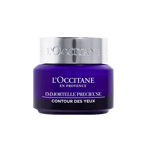 Jag Couture London New York L'Occitane Siempreviva Preciosa Eye Balm 15ml, creamy skincare for delicate eye area.