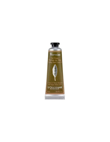 Jag Couture London New York L'Occitane Verbena Hand Gel 30ml bottle with green and clear packaging.