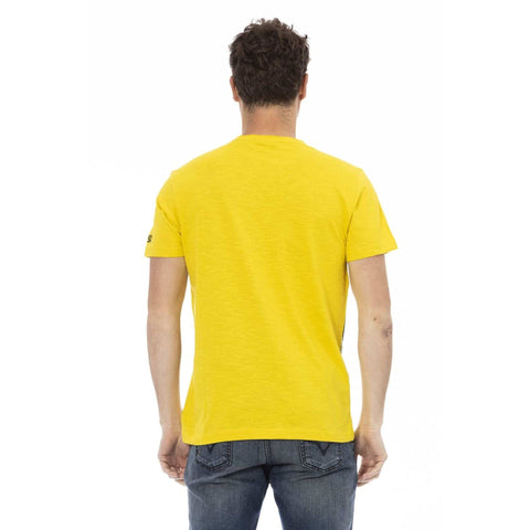 Yellow Trussardi Action 2AT18_03 sneakers by Jag Couture London-New York, featuring stylish design and sporty details.
