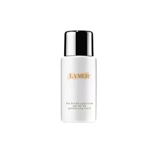 Jag Couture London New York La Mer SPF50 UV Protecting Fluid 50ml, lightweight sunscreen with broad-spectrum UV protection.