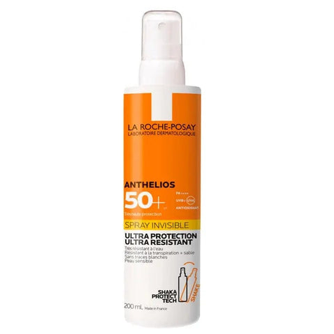 Jag Couture London New York La Roche Posay Anthelios Invisible Spray SPF50 in 200ml bottle, lightweight sun protection mist