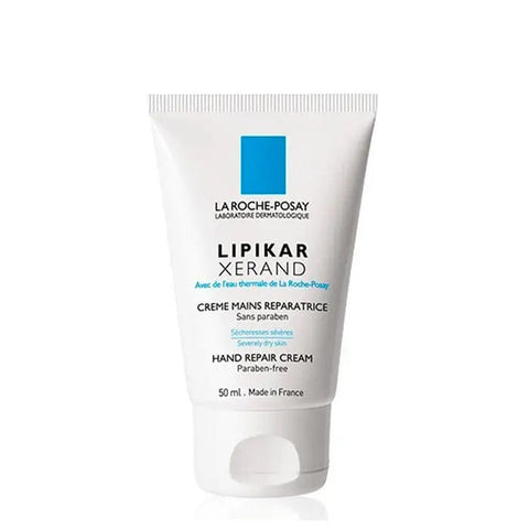 Jag Couture London New York La Roche Posay Lipikar Xerand hand repair cream 50ml jar with white label and blue cap