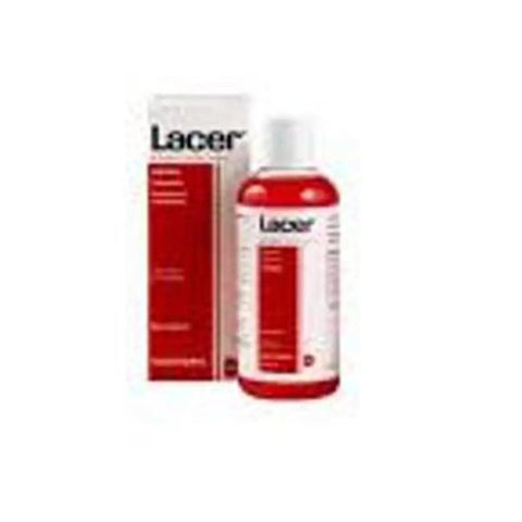Jag Couture London New York Lacer Mouthwash 500ml with 100ml free, showcasing the mouthwash bottle and label.