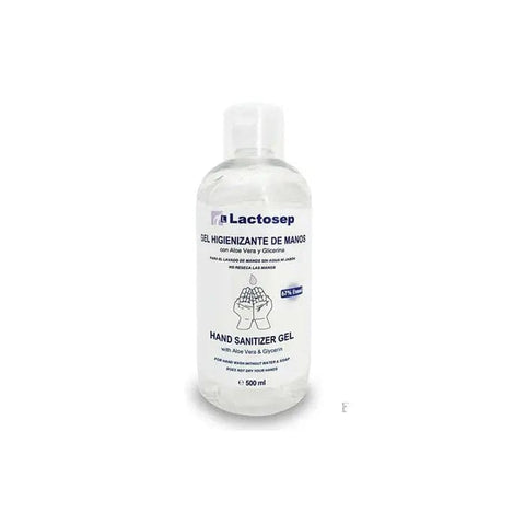 Lactosep Hygienic Gel by Jag Couture London New York in a 500ml bottle, clear gel with hygienic application cap.