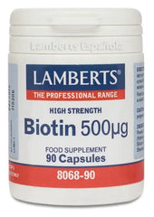 Jag Couture London - New York Lamberts Biotina 500-Ug 90 Caps
