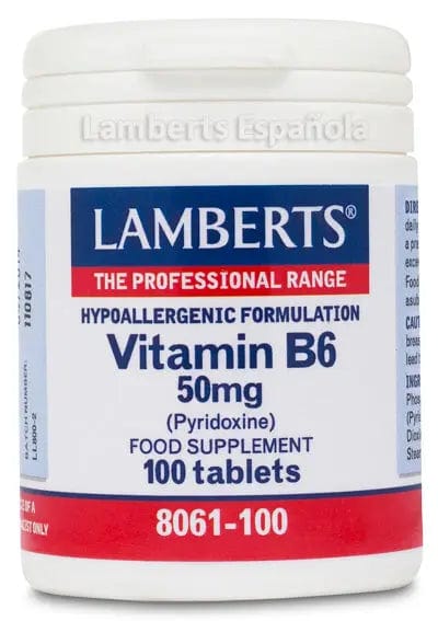 Jag Couture London - New York Lamberts Vitamina B6 50 Mg 100 Tabs