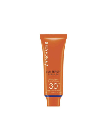 Jag Couture London New York Lancaster Bronceador Facial F30 50ml bottle, showcasing the bronzing facial moisturizer.