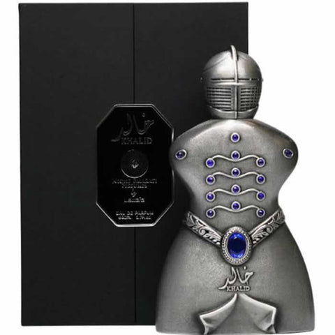 Jag Couture London Khalid eau de parfum spray 100ml, a luxurious fragrance bottle with elegant design and branding.