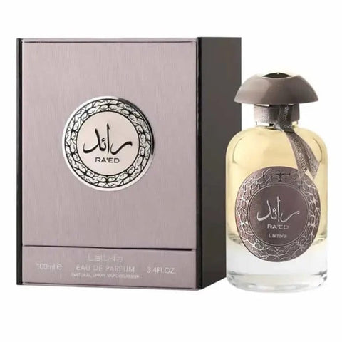 Jag Couture London Raed Eau de Parfum spray 100ml, showing the elegant bottle with a sleek design and luxurious fragrance label.