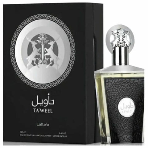 Jag Couture London Taweel Eau de Parfum spray, 100ml, featuring elegant packaging and luxurious fragrance design.