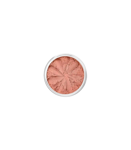 Lily Lolo Mineral Blush in Beach Babe shade, natural peachy-pink powder blush, by Jag Couture London New York.