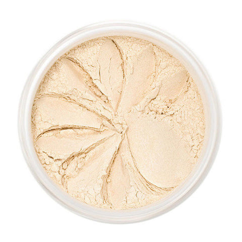 Mini Lily Lolo Stardust Mineral Illuminating Powder by Jag Couture London-New York, showcasing shimmering, finely milled face highlighter.