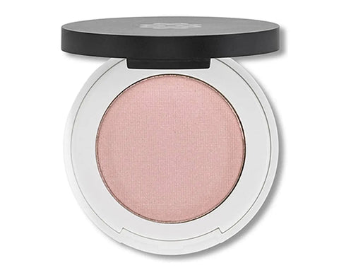 Lily Lolo Peekaboo compact eyeshadow by Jag Couture London-New York with a sleek, natural finish in a compact case.