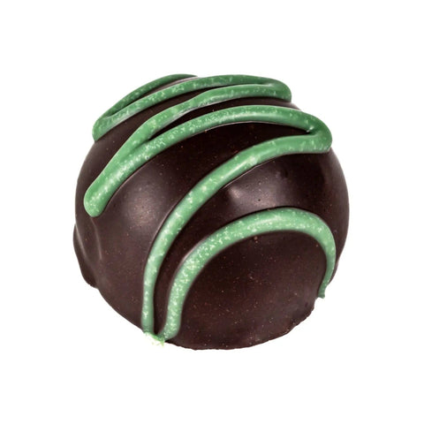 Lime Fruit Cream from Jag Couture London, dark chocolate-flavored fondant in 13g packaging, showcasing vibrant green lime filling.