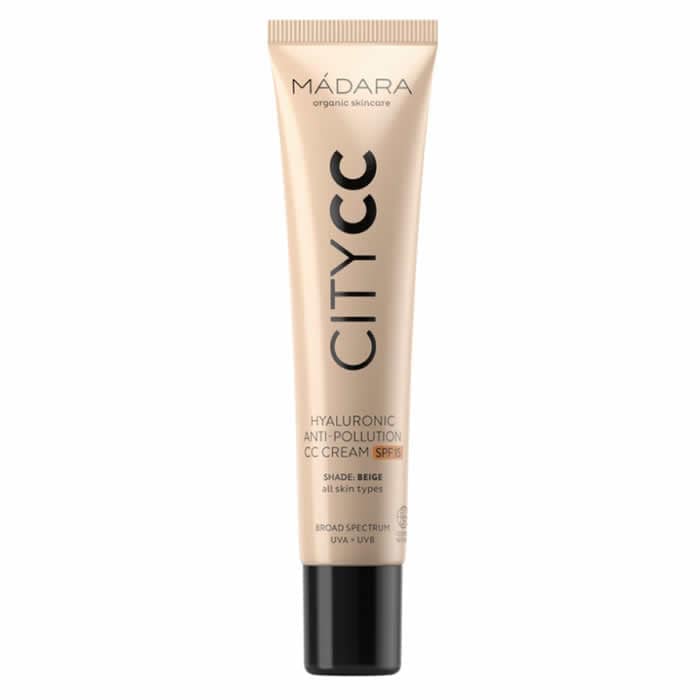 Jag Couture London - New York Mádara City CC Hyaluronic Anti Pollution CC Cream Spf15 Beige 40ml