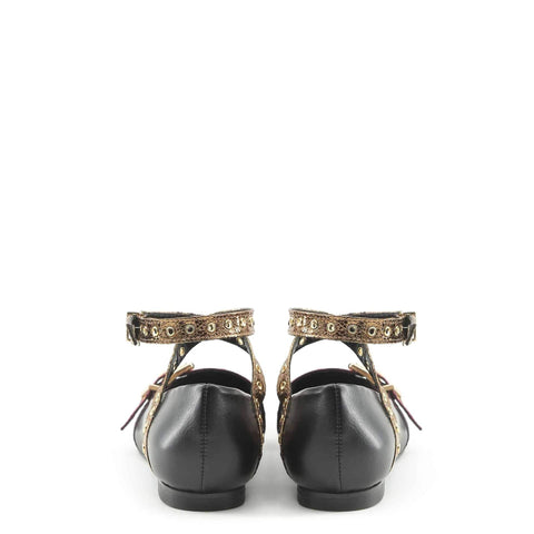 Made in Italia Antonella handbag by Jag Couture London, black melanzane with bronze accents, stylish leather accessory.