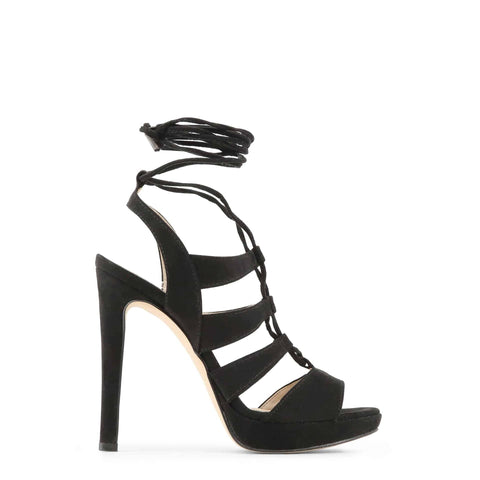 Elegant black Flaminia vase by Jag Couture London New York, made in Italia, with a sleek modern design.