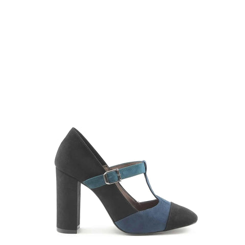Made in Italia GIORGIA Nero Blu handbag by Jag Couture London New York, featuring sleek black and blue leather design.