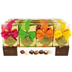 Jag Couture London - New York Maison Pierre Belgian chocolate ballotins with gold line giftwrap