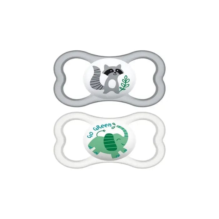 Jag Couture London - New York Mam Baby Air 16+ Soother Silicone Neutral 2U