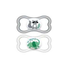 Jag Couture London - New York Mam Baby Air 16+ Soother Silicone Neutral 2U