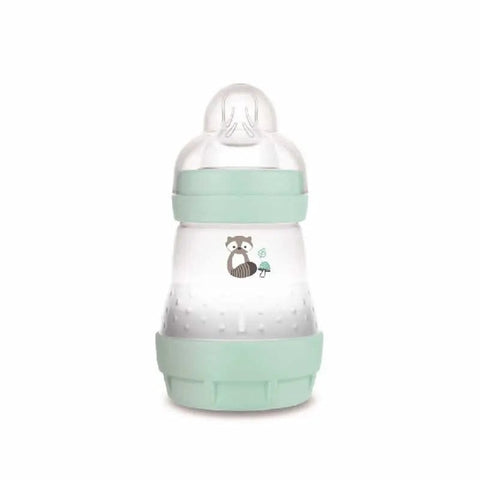 Blue Mam Baby Bottle Easy Start Anti-Colic 160ml for 0M+ by Jag Couture London - New York, showing the bottle with measurement markings.