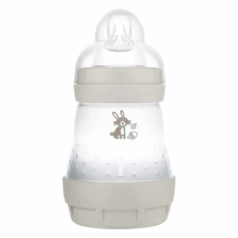 Mam Baby Bottle Easy Start Anti-Colic 160ml in neutral color, designed for newborns, by Jag Couture London New York.