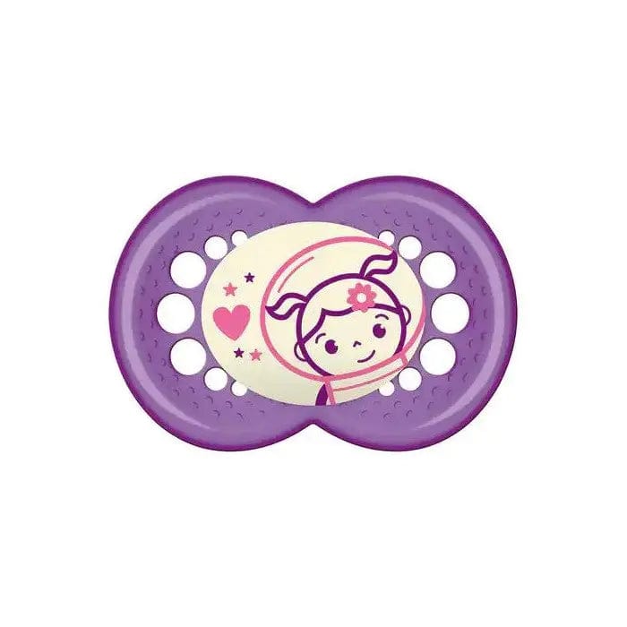 Jag Couture London - New York Mam Baby Dummy Original Night 16+ Silicone Pink